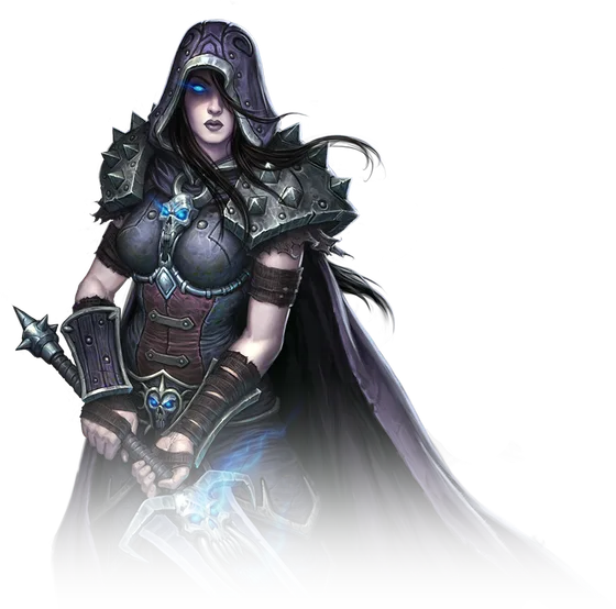 LOOTOVORE Guides WoW – Illustration officielle du Chevalier de la mort Impie