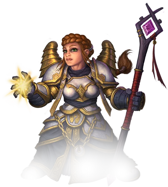 LOOTOVORE Guides WoW – Illustration officielle du Prêtre Discipline