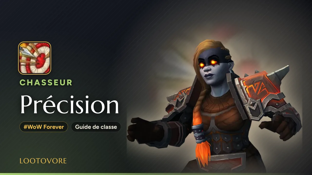 LOOTOVORE Guides WoW – Illustration du guide Chasseur Précision WoW Forever