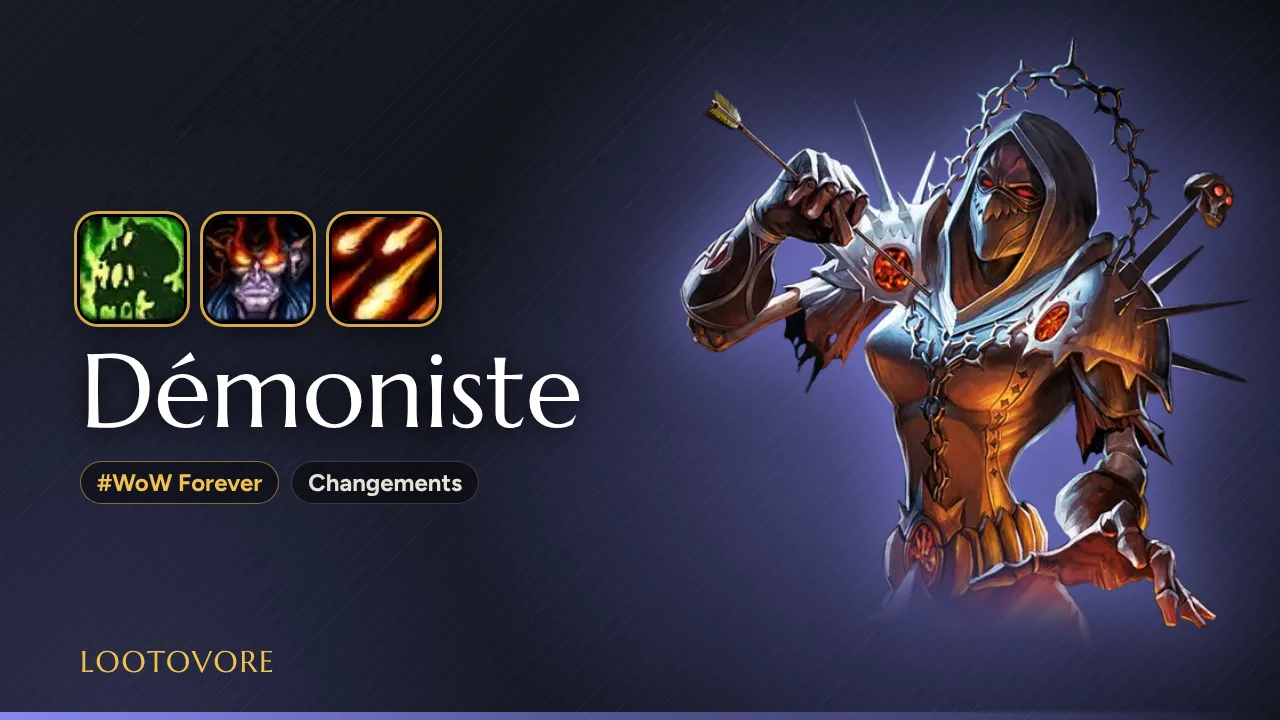 LOOTOVORE Guides WoW – Illustration du Démoniste dans WoW Forever