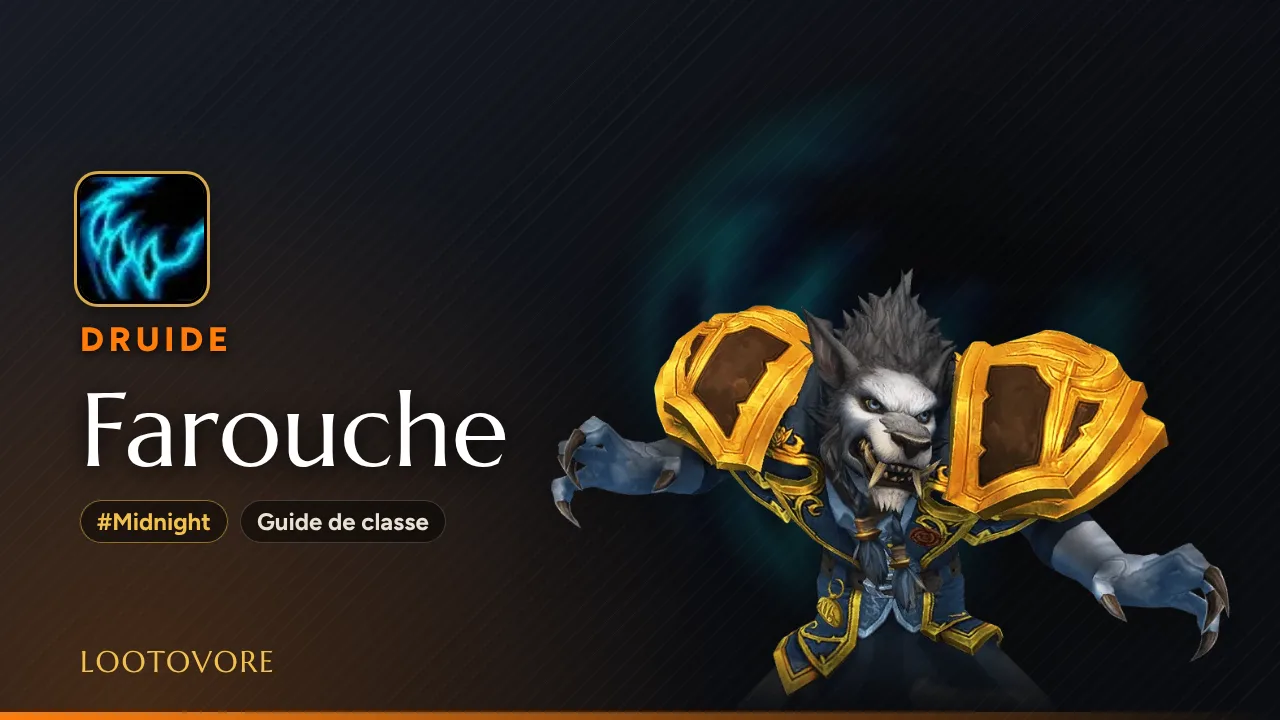 LOOTOVORE Guides WoW – Illustration du guide Druide Farouche Midnight