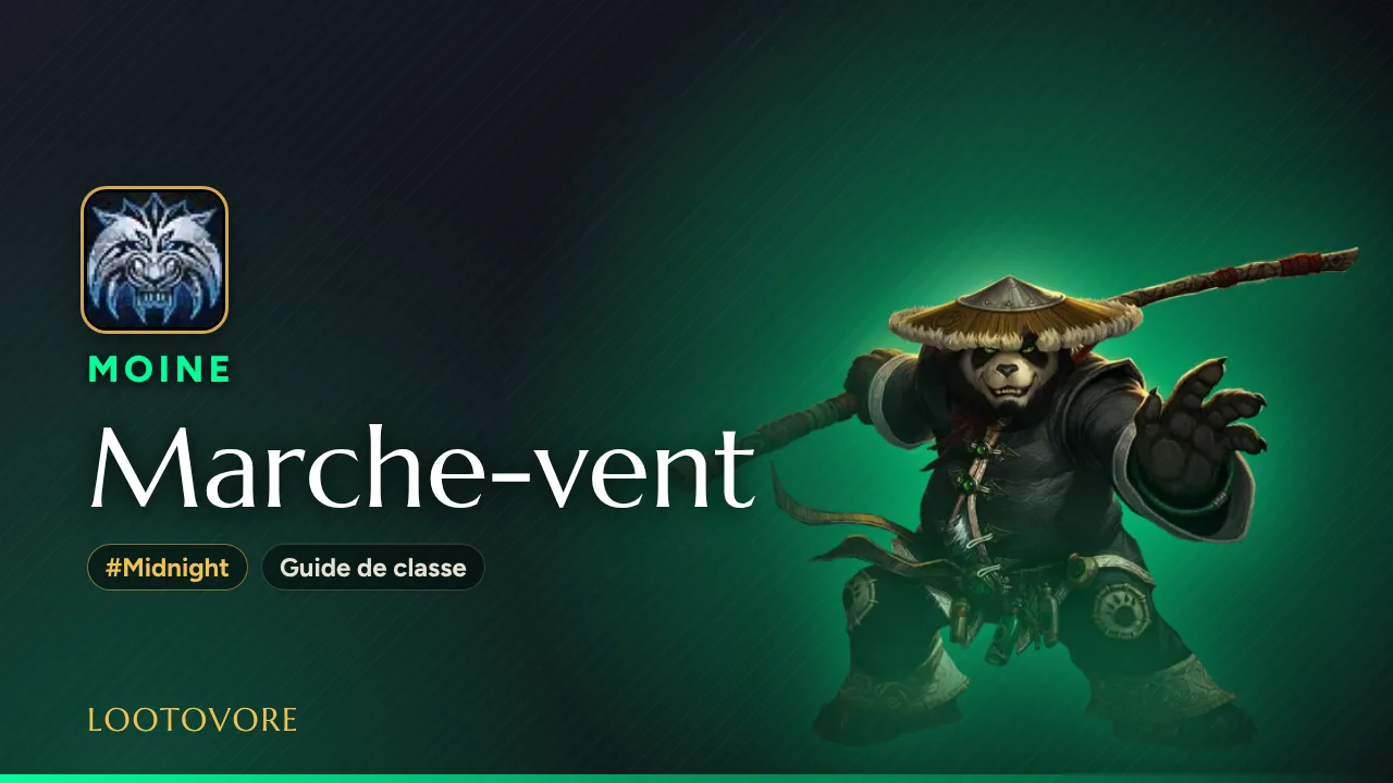 LOOTOVORE Guides WoW – Illustration du guide Moine Marche-vent Midnight