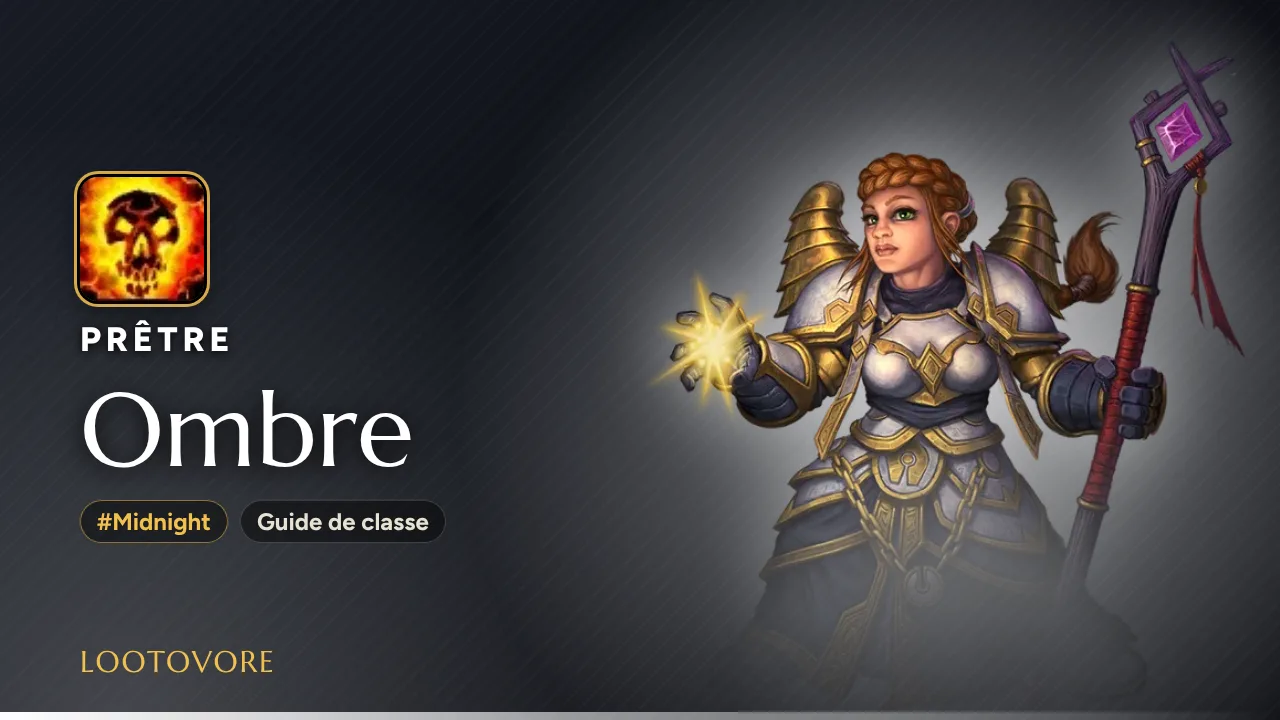 LOOTOVORE Guides WoW – Illustration du guide Prêtre Ombre Midnight