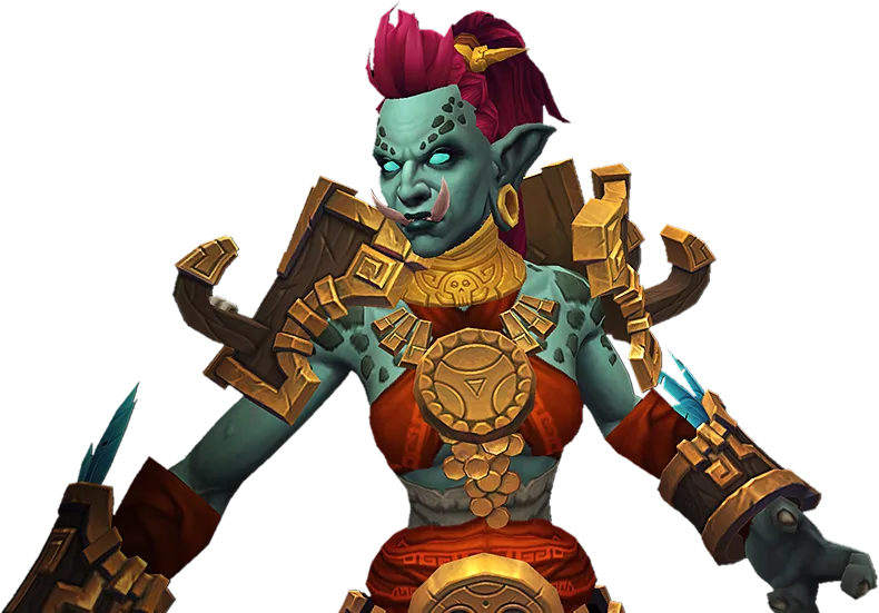 LOOTOVORE Guides WoW – Illustration officielle du Moine Tisse-brume